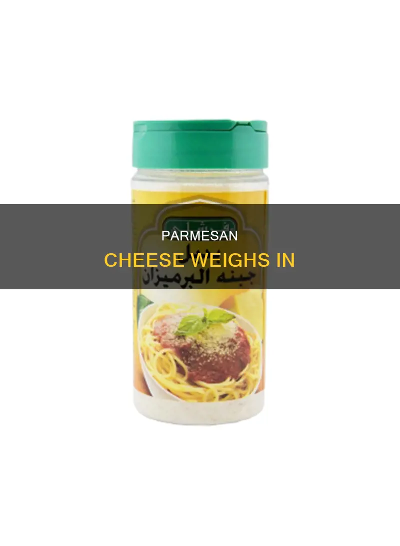 what is 50 g of parmesan cheese