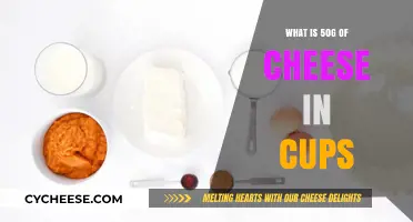Cheese Conversion: 50 Grams Equals How Many Cups?