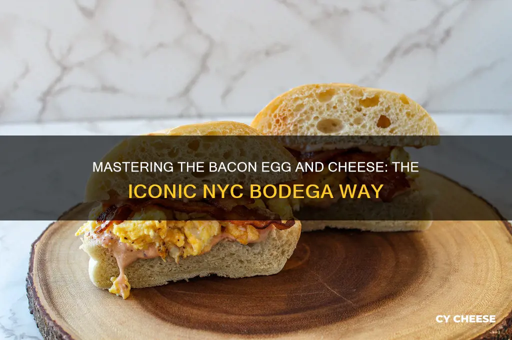 what is a bacon egg and cheese the ocky way