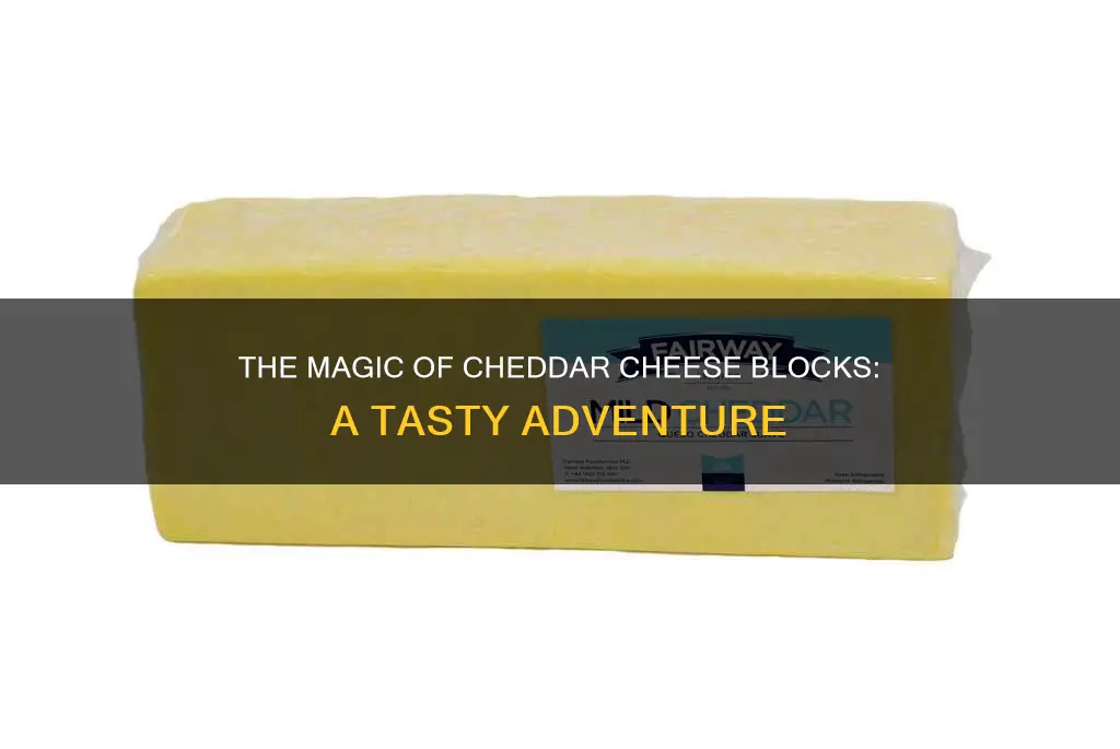 what is a block of cheddar cheese