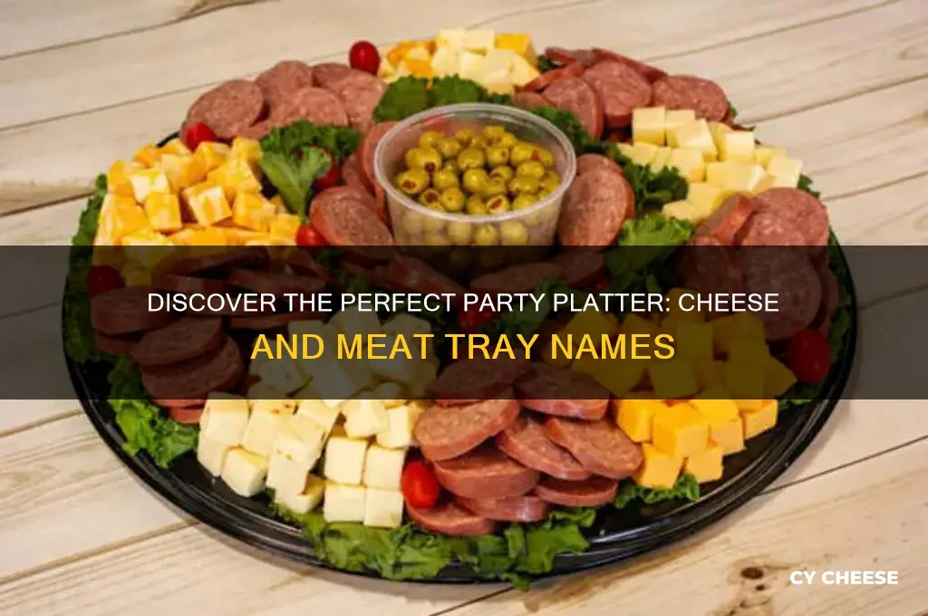 what is a cheese and meat tray called