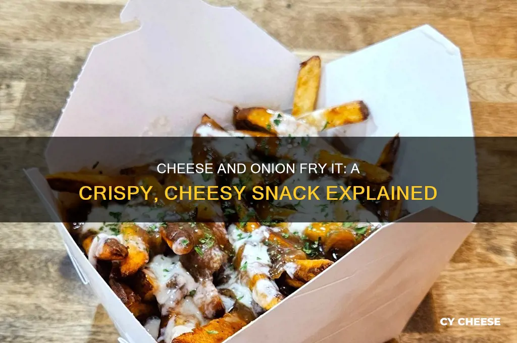 what is a cheese and onion fry it