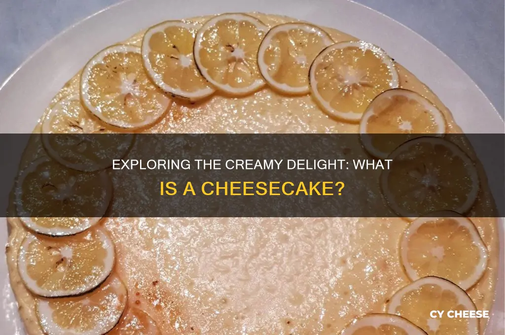 what is a cheese cake