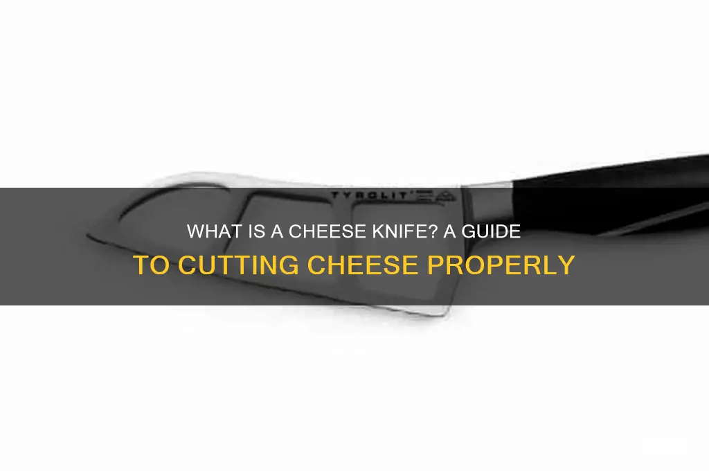 what is a cheese knife
