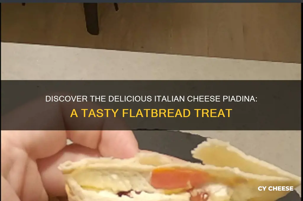 what is a cheese piadina
