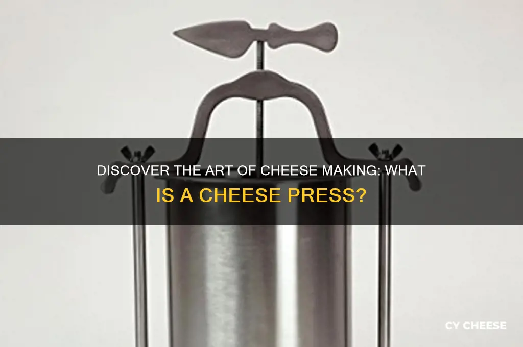 what is a cheese press