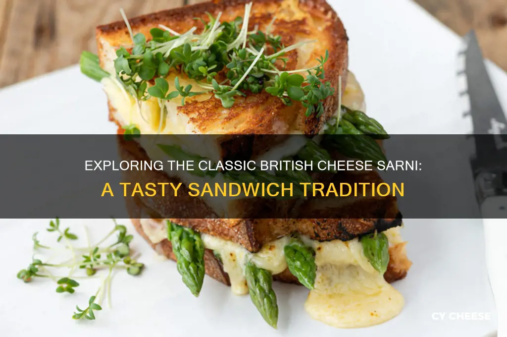 what is a cheese sarni in the uk