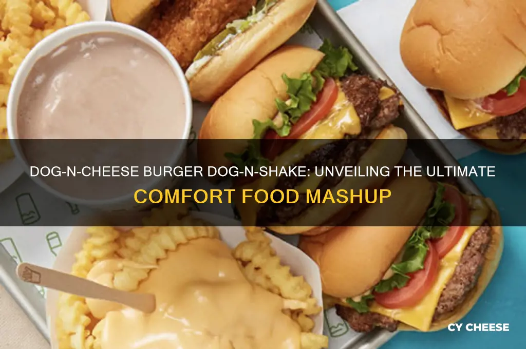 what is a dog-n-cheese burger dog-n shake