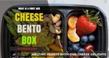 Delicious Fruit and Cheese Bento Box: A Healthy Snack Idea