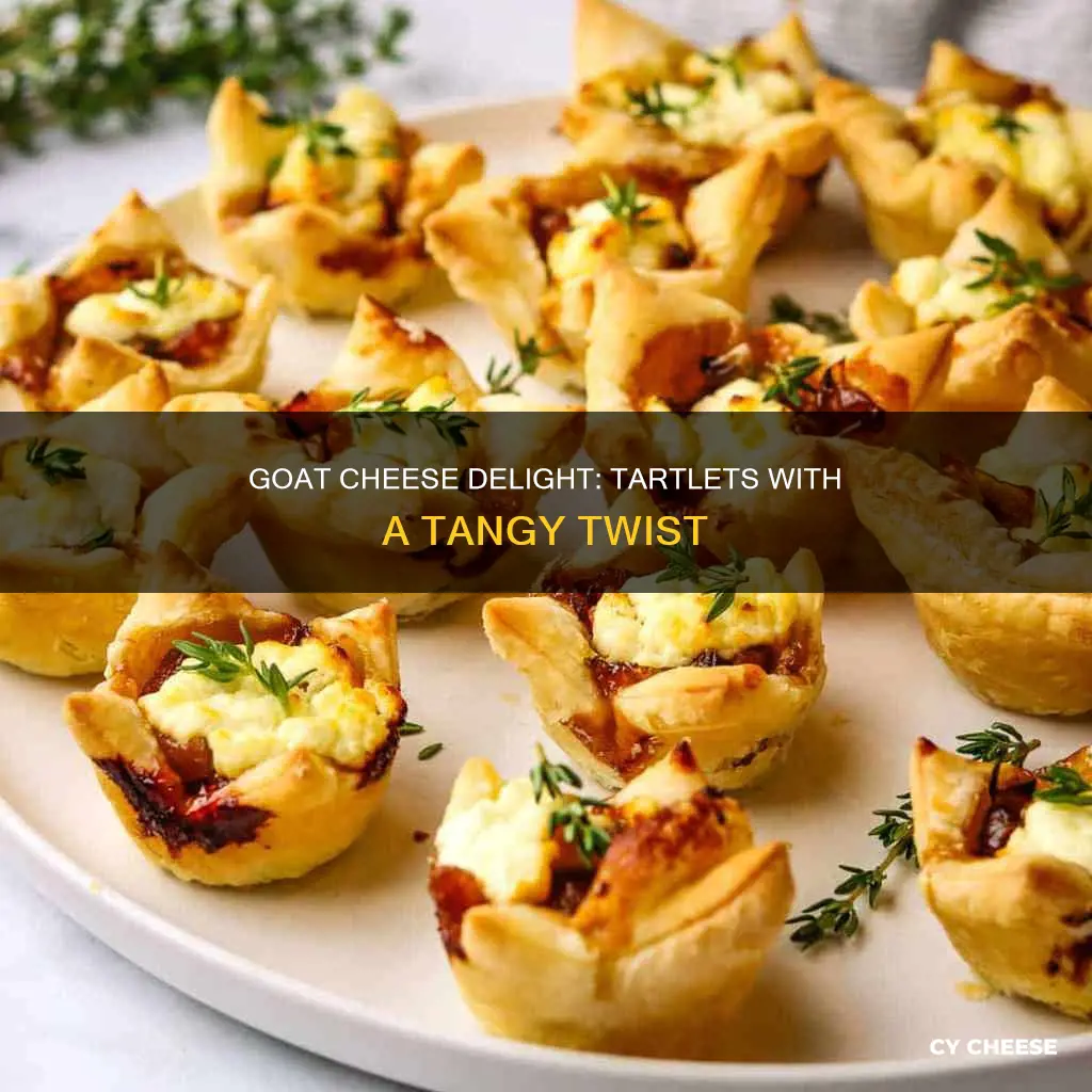 what is a goat cheese tartlet