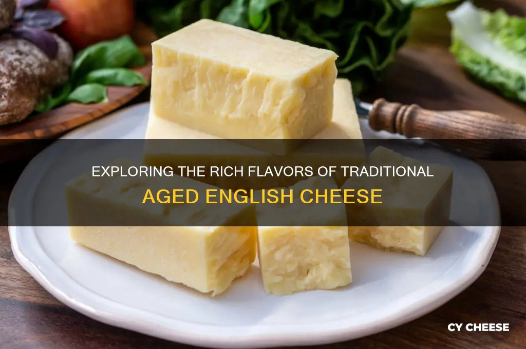 what is a good aged english cheese