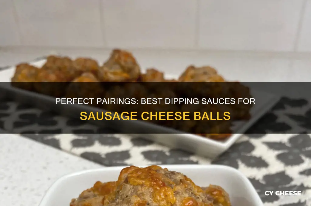 what is a good dipping sauce for sausage cheese balls