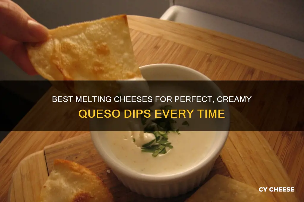 what is a good melting cheese for queso