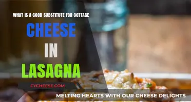 Cottage Cheese Alternatives: Perfect Substitutes for Creamy Lasagna Layers