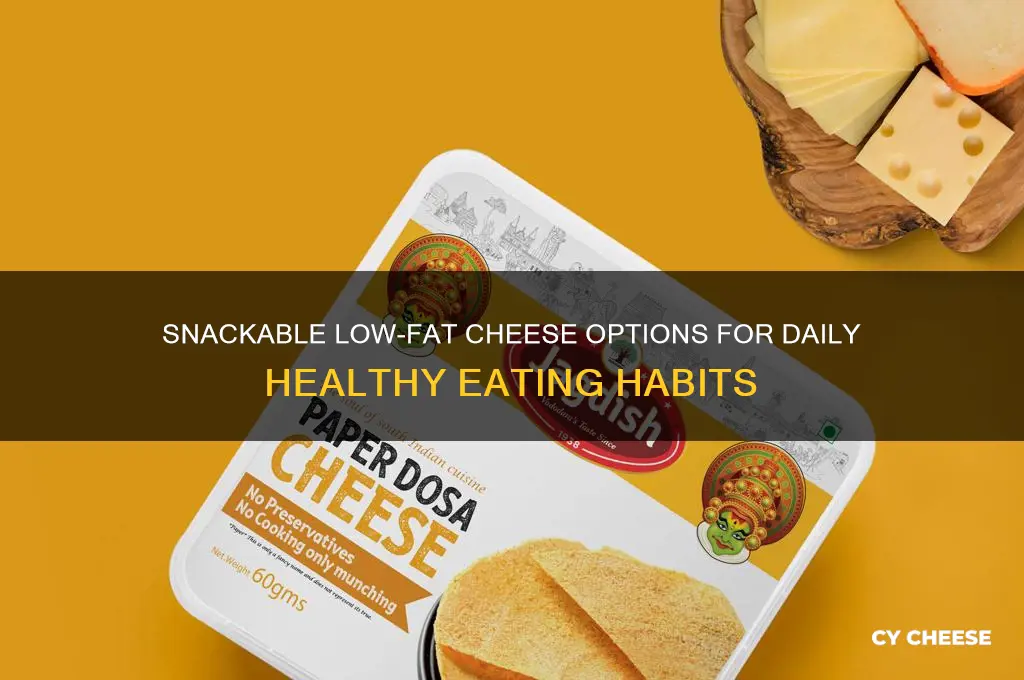 what is a low fat cheese that is snackable daily