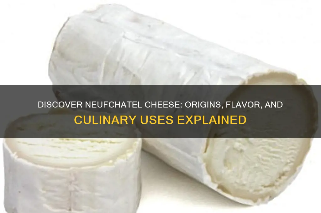 what is a neufchatel cheese
