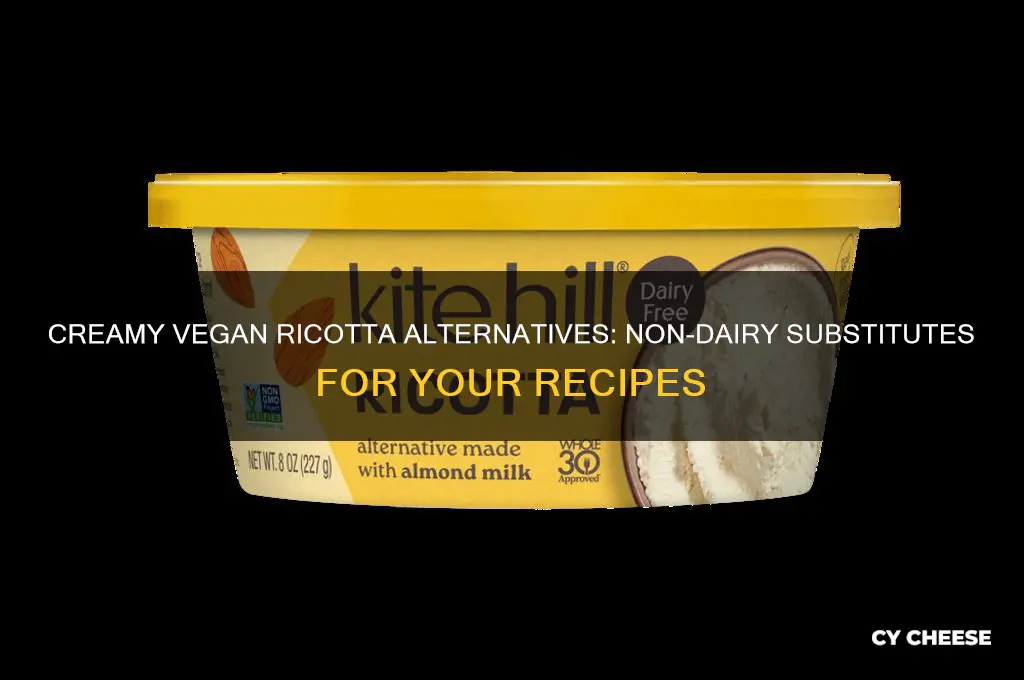 what is a non dairy substitute for ricotta cheese