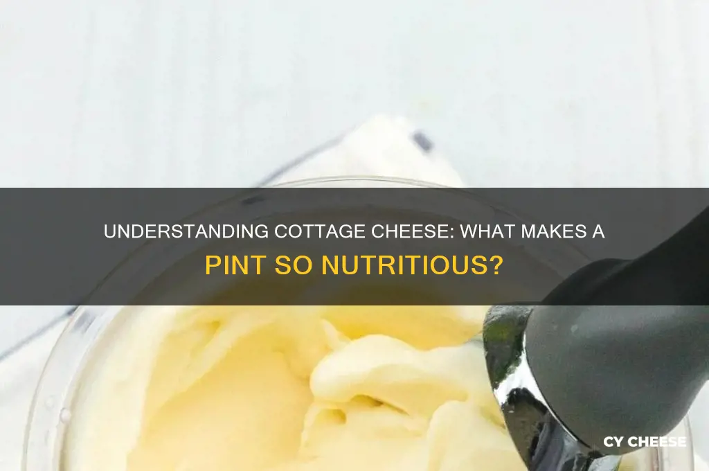 what is a pint of cottage cheese