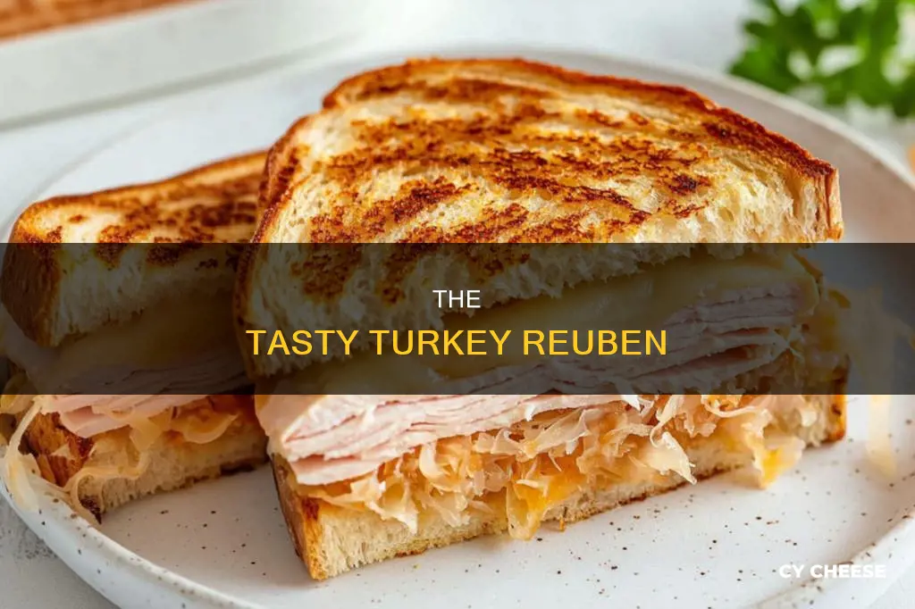 what is a reuben with turkey coleslaw swiss cheese