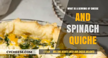 Cheese and Spinach Quiche: Portion Size Guide