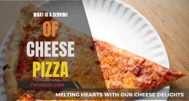Cheese Pizza: How Much is a Serving?