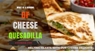 Cheese Quesadilla: How Big a Slice?