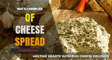 Cheese Spread: How Much is Too Much?