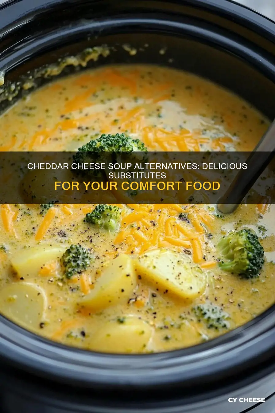 what is a substitute for cheddar cheese soup