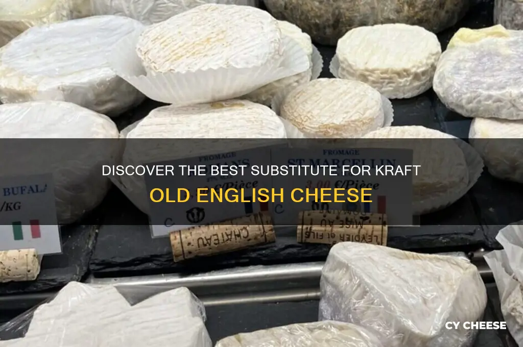 what is a substitute for kraft old english cheese