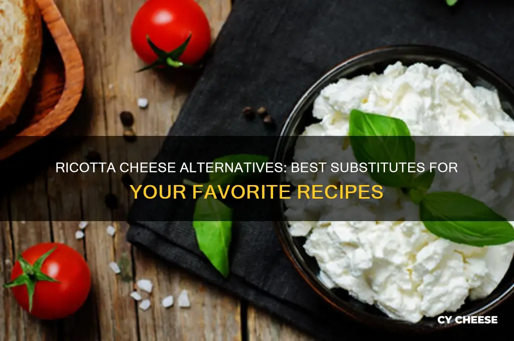 what is a substitute for ricotta cheese in a recipe
