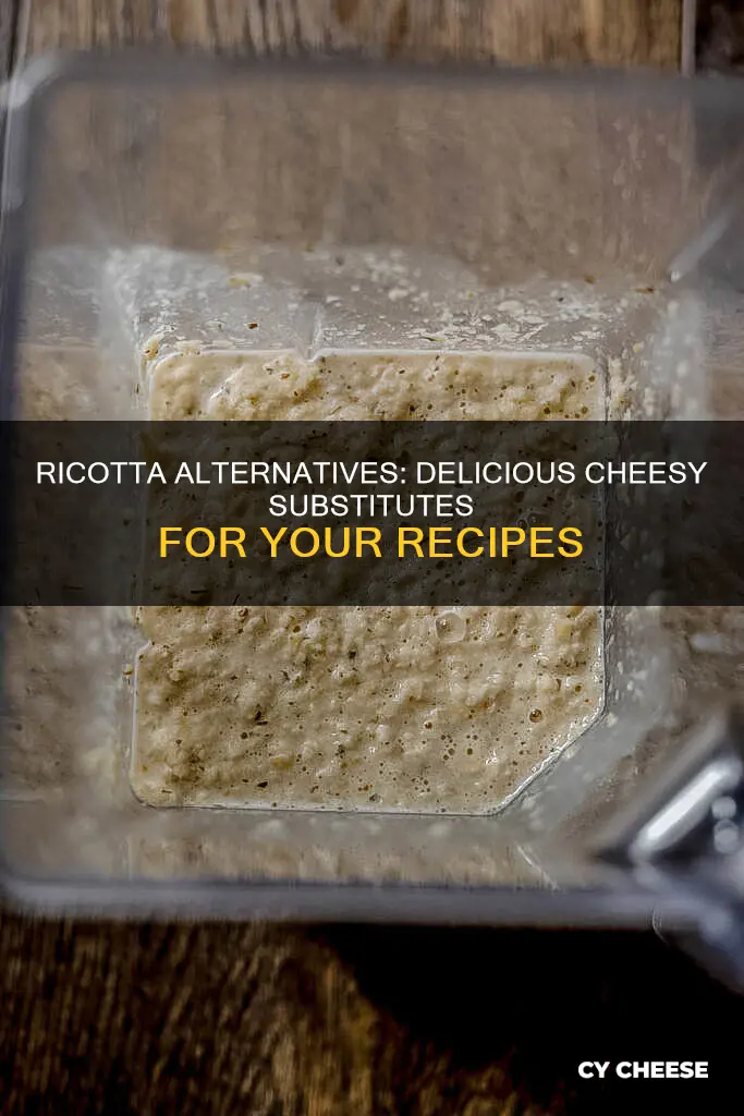 what is a substiute for cooking with ricotia cheese