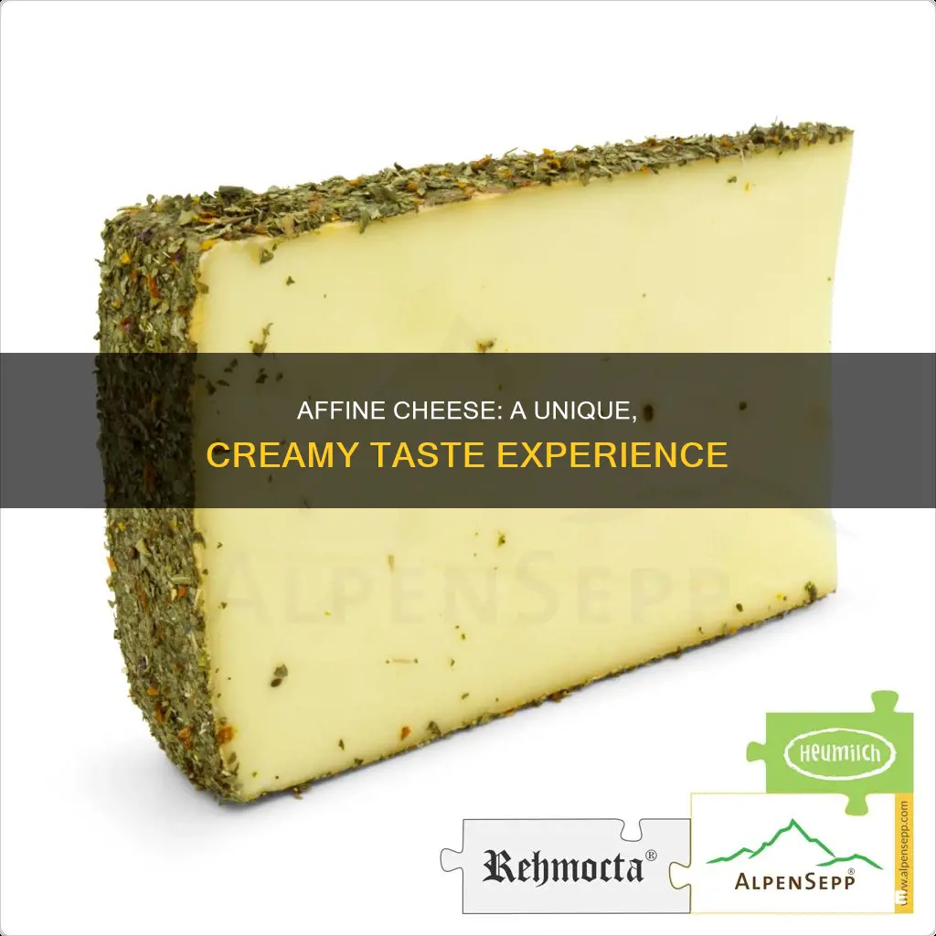 what is affine cheese like