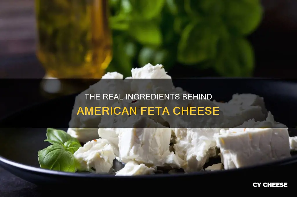 what is american feta cheese made of