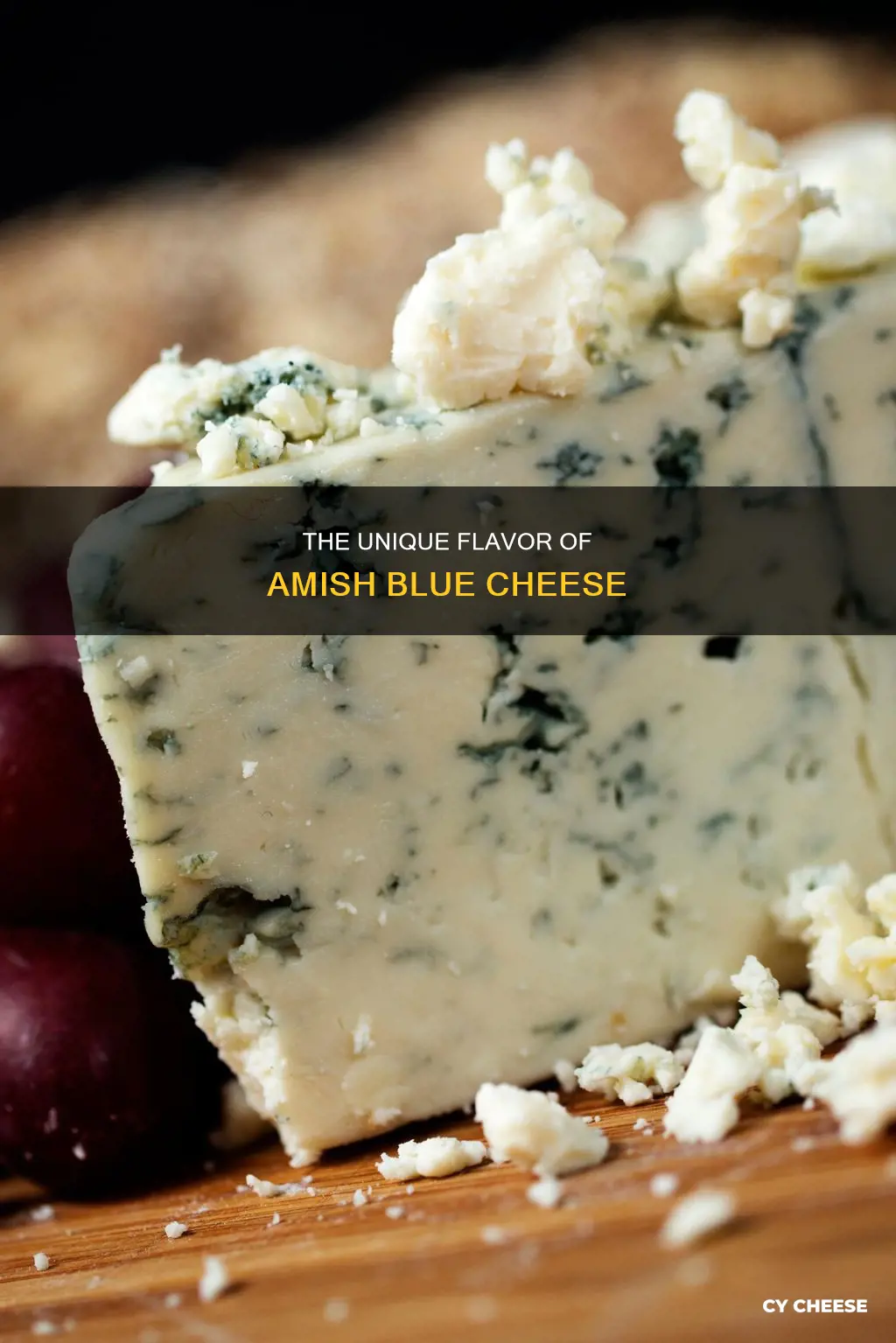 what is amish blue cheese
