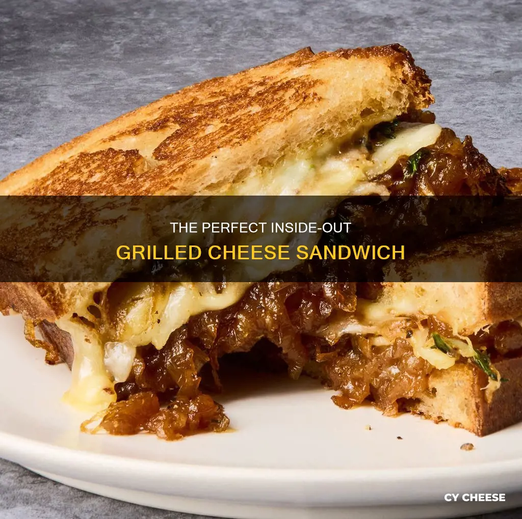 what is an inside out grilled cheese sandwich