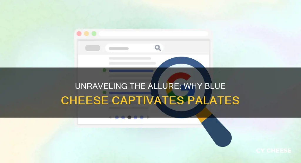 what is appeal of cheeses like blue cheese