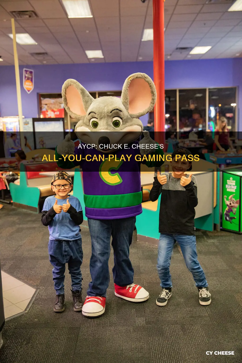 what is aycp at chuck e cheese