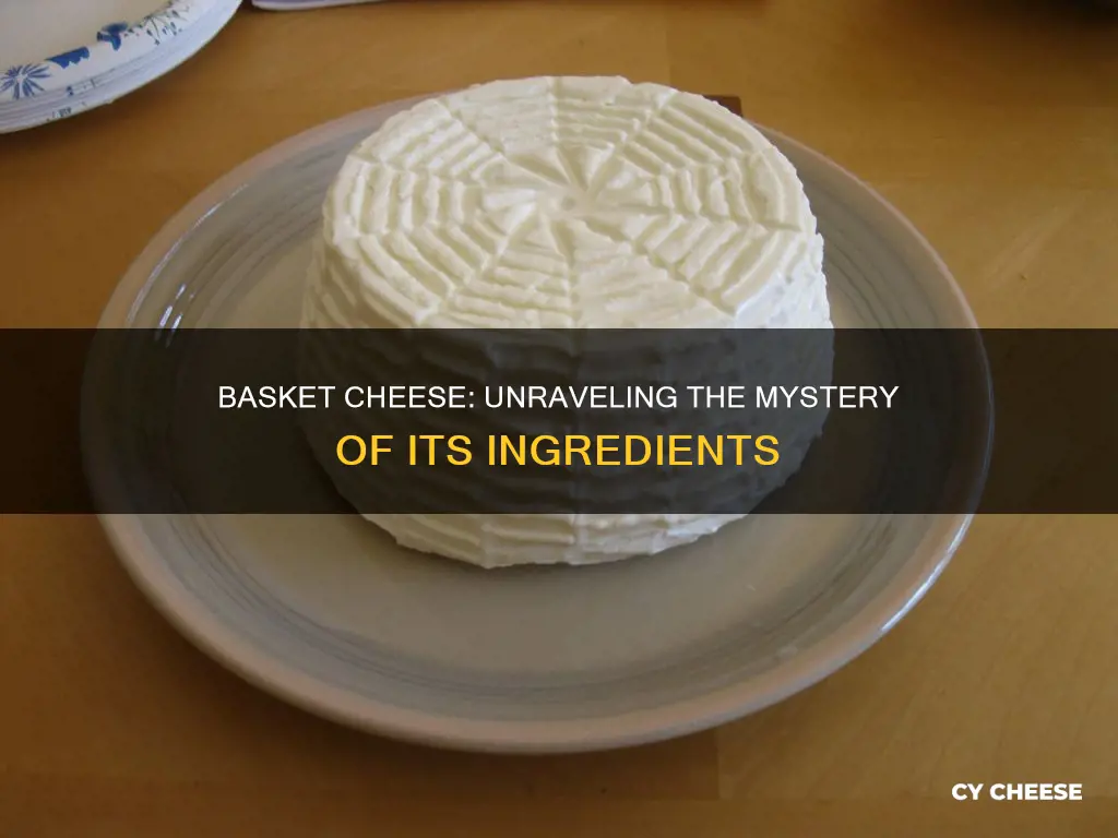 what is basket cheese made of