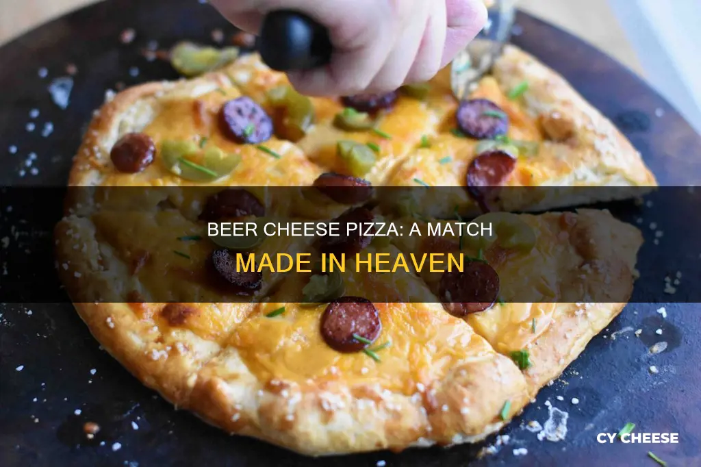 what is beer cheese pizza