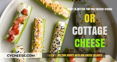 Cheese Sticks vs. Cottage Cheese: Which Snack is Healthier?