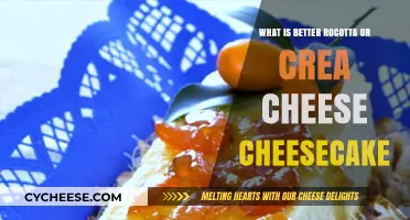Ricotta vs. Cream Cheese: Which Makes the Ultimate Cheesecake?