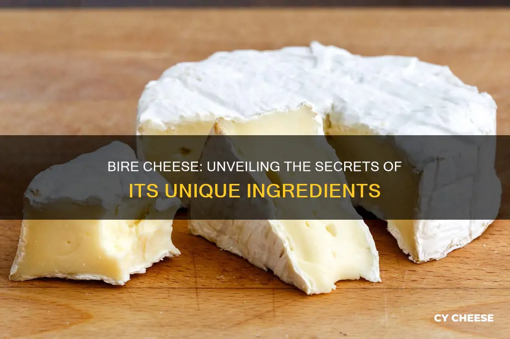 what is bire cheese made from