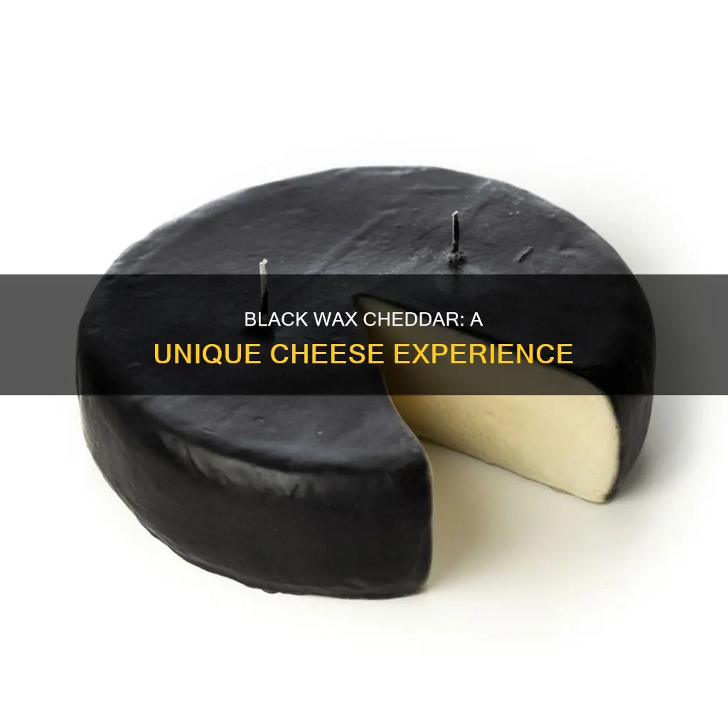 what is black wax cheddar cheese