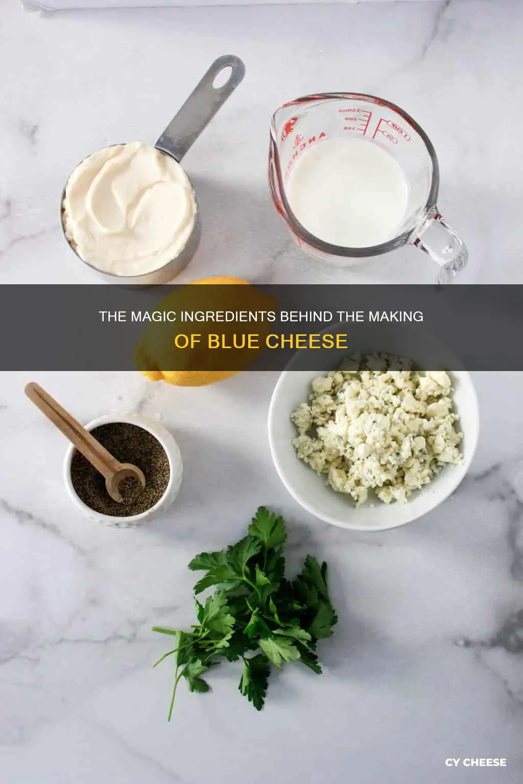 what is bleu cheese made of