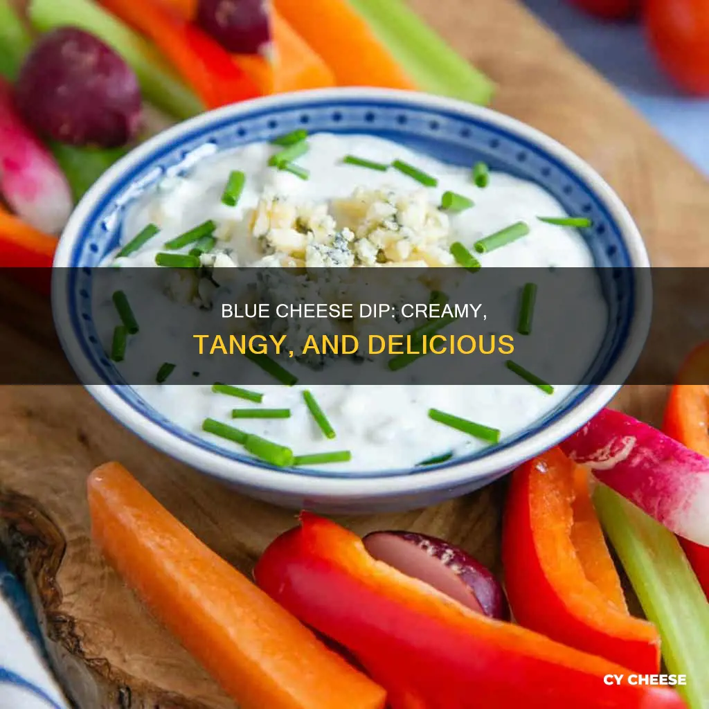what is blue cheese dip made of
