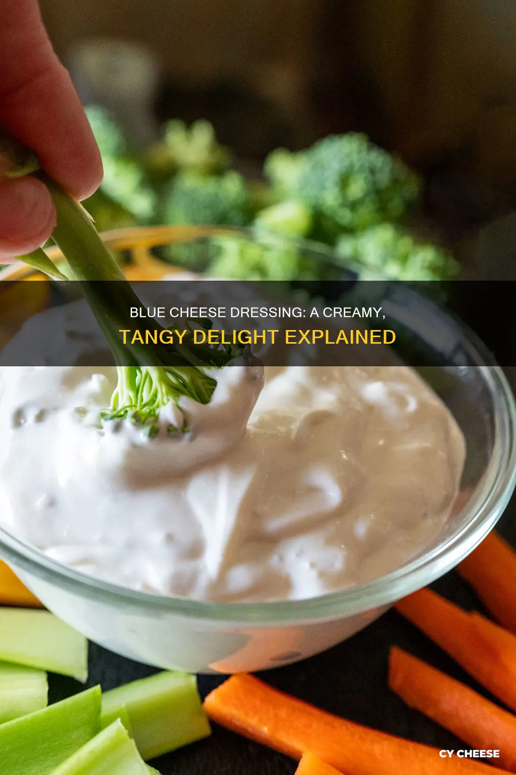 what is blue cheese dressing made of