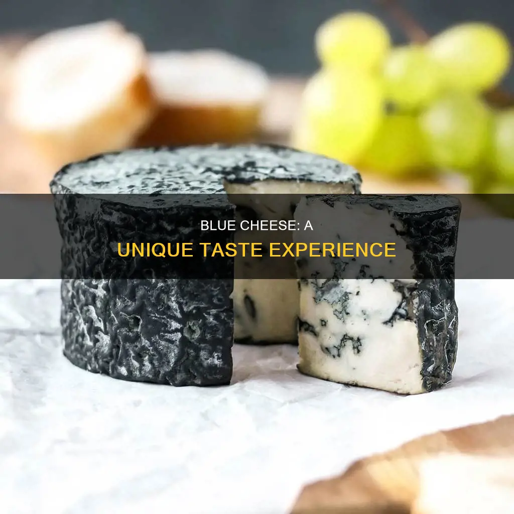 what is blue cheese like
