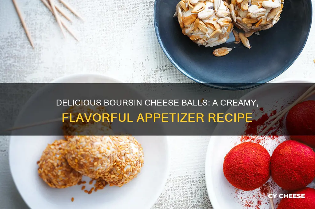 what is boursin cheese balls