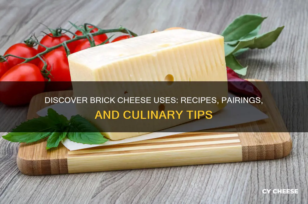 what is brick cheese good for