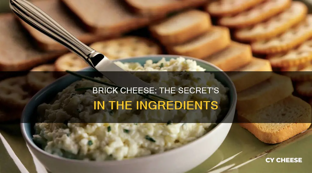 what is brick cheese made of